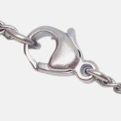 Pre Owned Chanel CC Chain Necklace Silver