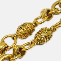 Pre Owned Chanel Chain Pendant Necklace Gold