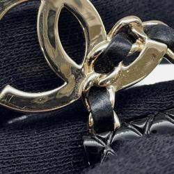 Pre Owned Chanel Matelasse bag Motif Metal Earrings