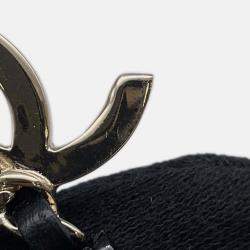 Pre Owned Chanel Matelasse bag Motif Metal Earrings