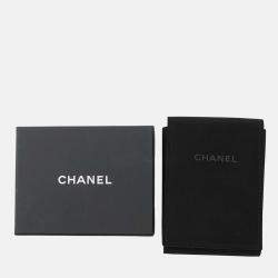 Pre Owned Chanel Perfume Bottle Swing Earrings Metal Rhinestone