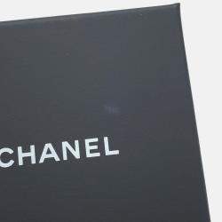 Pre Owned Chanel CC Logo Rhinestone Gold Plated Brooch 