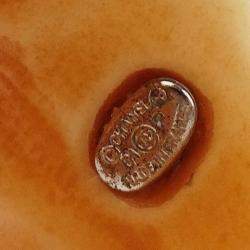 Pre Owned Chanel Ring Acrylic Off-white #52