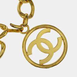 Pre Owned Chanel Gold Medallion Chain Belt