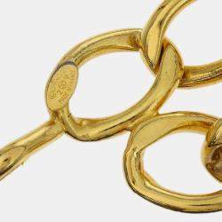 Pre Owned Chanel Gold Medallion Chain Belt