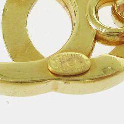 Pre Owned Chanel Turnlock Gold Chain Bracelet