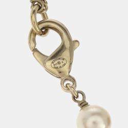 Pre Owned Chanel Chain Necklace Gold Plated