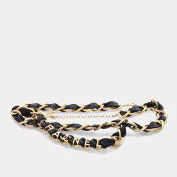 Pre Owned Chanel 90s Icon CC Double Chain Belt