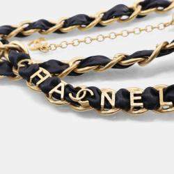 Pre Owned Chanel 90s Icon CC Double Chain Belt