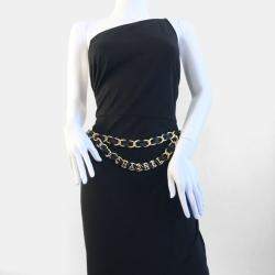 Pre Owned Chanel 90s Icon CC Double Chain Belt