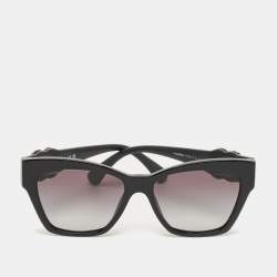 Pre Owned Chanel Black Gradient 5456 Q B CC Square Sunglasses
