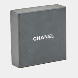 Pre Owned Chanel CC Crystals Enamel Gold Tone Brooch