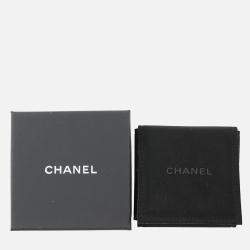 Pre Owned Chanel Star Rhinestone Brooch Gold Plated Rhinestone
