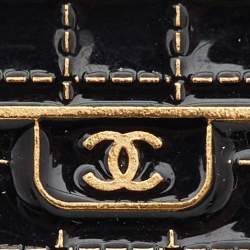 Pre Owned Chanel CC Bag Gold Tone Pin Brooch
