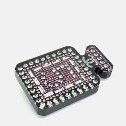 Pre Owned Chanel Plastic No. 5 brooch