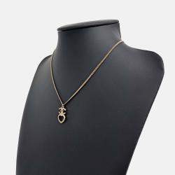 Pre Owned Chanel Gold Tone Metal necklace
