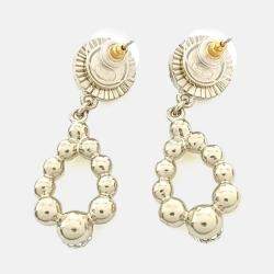 Pre Owned Chanel Metal pearl earrings