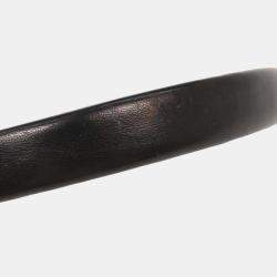 مملوكة مسبقًا طوق رأس شانيل أسود بإغلاق ملتوي للإكسسوارات الشعرية