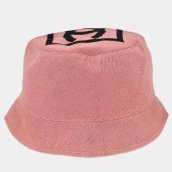 Pre Owned Chanel Sport Line Hat Pink #M Small