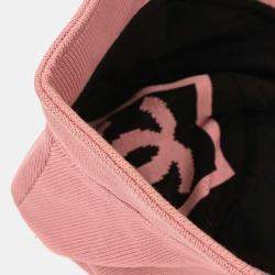 Pre Owned Chanel Sport Line Hat Pink #M Small