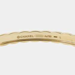 مملوكة مسبقًا Chanel Coco Crush Collection Bracelet Size 18K Yellow Gold