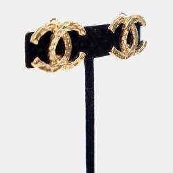 مملوكة مسبقًا أقراط شانيل تعليقة CC عتيقة