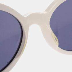 مملوكة مسبقًا Chanel Sunglasses Eyewear Black White Rhinestone Small