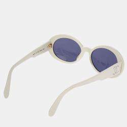 مملوكة مسبقًا Chanel Sunglasses Eyewear Black White Rhinestone Small