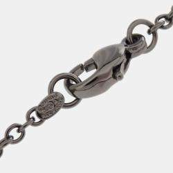 مملوكة مسبقًا Chanel Fringe Chain Necklace Silver