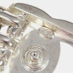 Pre Owned سوار شانيل CC فضي