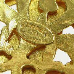 مملوكة مسبقًا Chanel Medallion Brooch Pin Gold