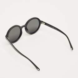 مملوكة مسبقًا Chanel Black 5522 U CC Frame Round Sunglasses