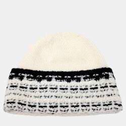 مملوكة مسبقًا قبعة شانيال بيج وأسود صوفية