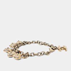مملوكة مسبقًا Chanel heart-embellished bracelet