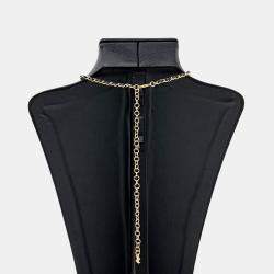 مملوكة مسبقًا Chanel ribbon chain necklace
