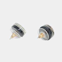 Pre Owned Chanel round logo earrings