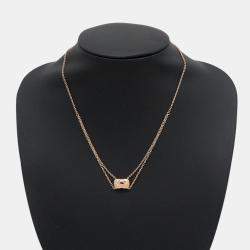 Pre Owned Chanel Coco Crush Necklace 18K Pink Gold