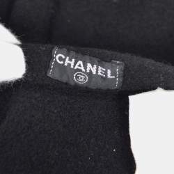 مملوكة مسبقًا Chanel 98P 10814xM04 #57 Beret Hat Black Wool