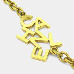 مملوكة مسبقًا عقد شانيـل سلسلة ذهبية