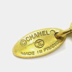 Pre Owned Chanel Cc Chain Pendant Necklace Gold