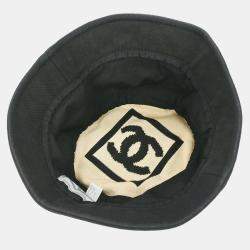 Pre Owned Chanel Sport Line Hat Black  Small