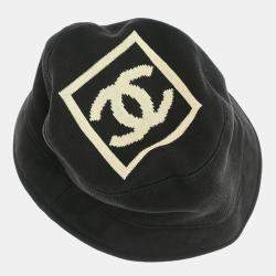 Pre Owned Chanel Sport Line Hat Black  Small