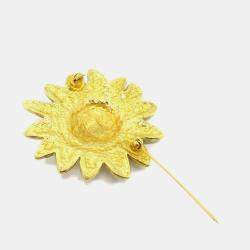 Pre Owned دبوس بروش أسد شانيل ذهبي