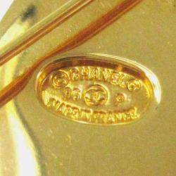 Pre Owned دبوس شانيل برش بدوار ذهبي كبير