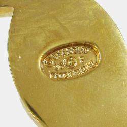 مملوكة مسبقًا Chanel Turnlock Brooch Pin Gold Large