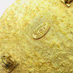 مملوكة مسبقًا دبوس بروش مدالية شانيل ذهبي