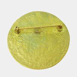 مملوكة مسبقًا دبوس شانيل ميداليون ذهبي