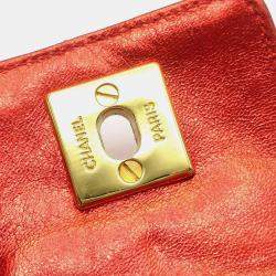 مملوكة مسبقًا Chanel Turnlock Bangle Red Lambskin