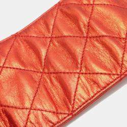 مملوكة مسبقًا Chanel Turnlock Bangle Red Lambskin