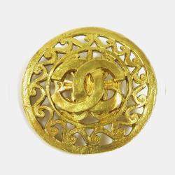 مملوكة مسبقًا دبوس شانيل ميدال ية ذهبية